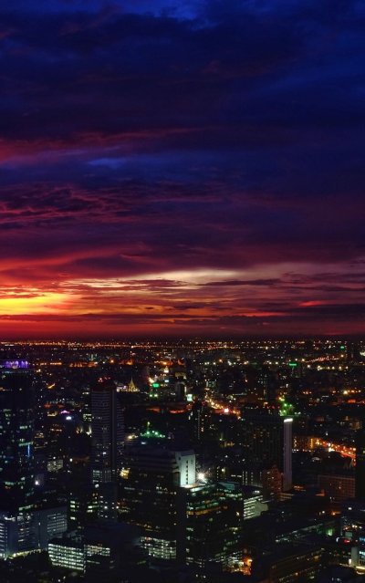 Красивый ночной вид