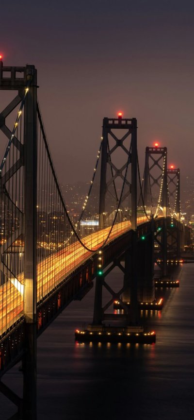 Мост Окленд Бэй бридж в Сан-Франциско