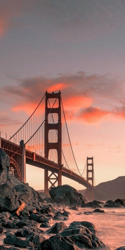 Мост золотые ворота в Сан-Франциско