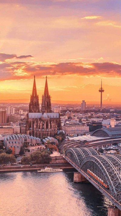 Красивый вид на город