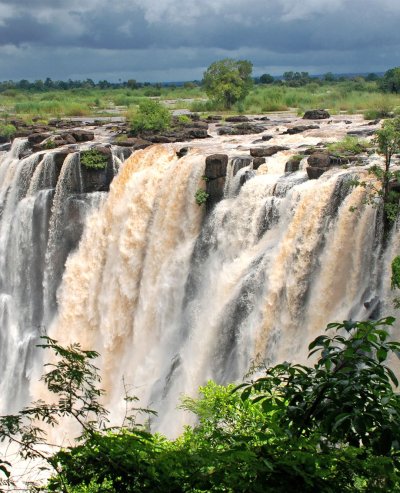 Замбия водопад Виктория