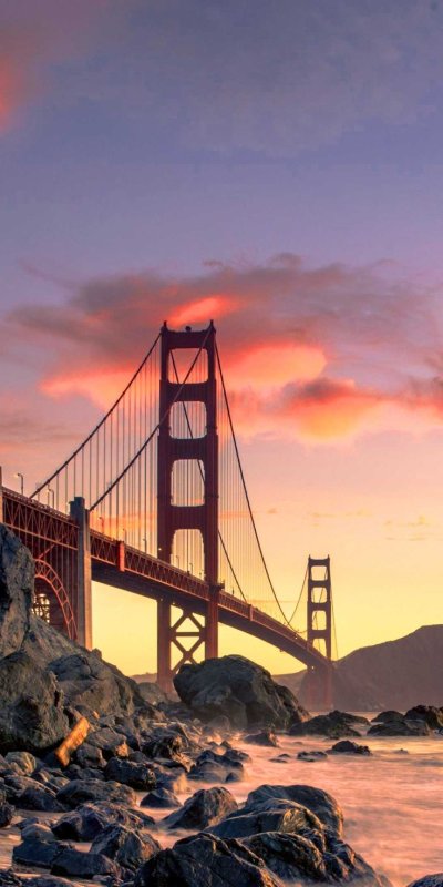 Мост золотые ворота в Сан-Франциско