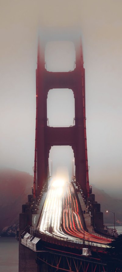 Мост золотые ворота в тумане