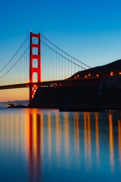 Мост золотые ворота в Сан-Франциско