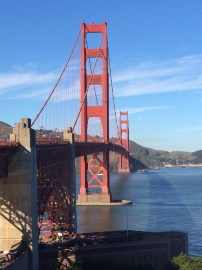 Мост золотые ворота в Сан-Франциско
