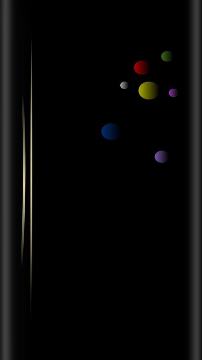 Чёрный экран вертикальный