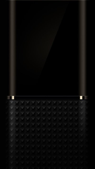 Черный вертикальный