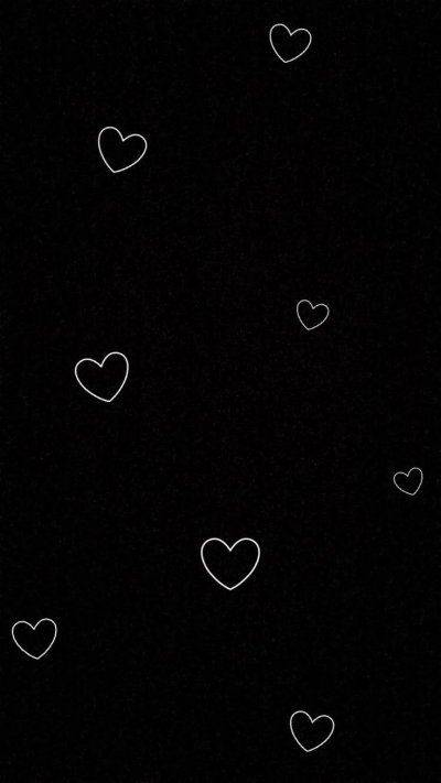 Сердечко на черном фоне