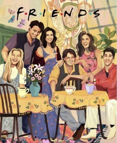 Сериал друзья арт
