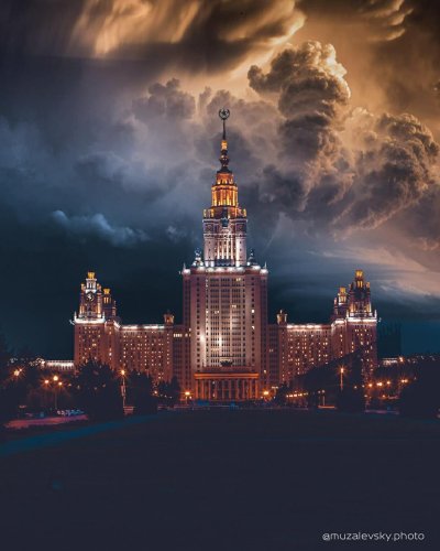 Сталинские высотки МГУ