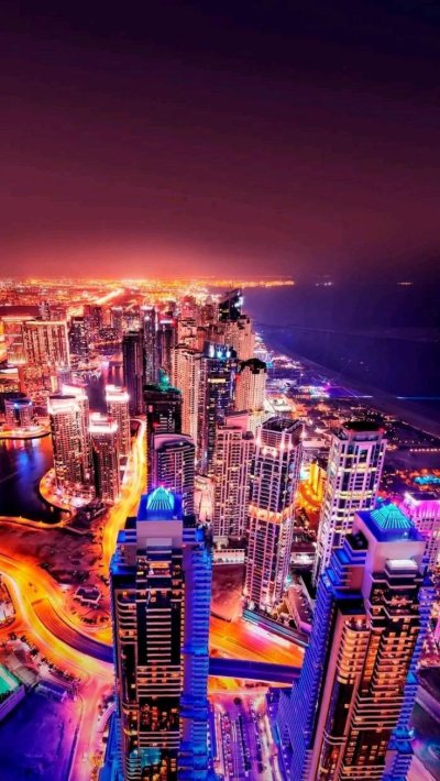 Ночной Дубай Марина