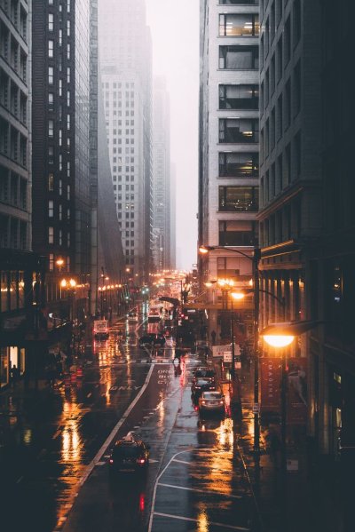 Ночной Нью-Йорк Манхэттен