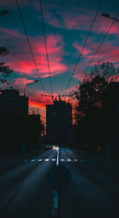 Закат Эстетика город