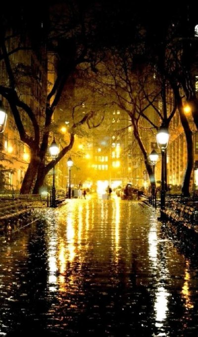 Осенний вечер в городе