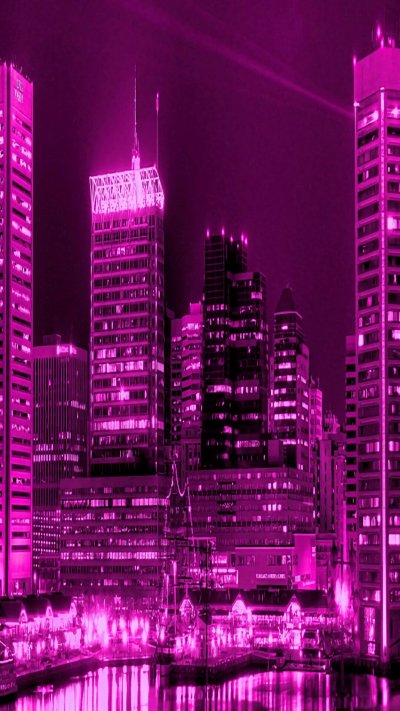 Неоновый город