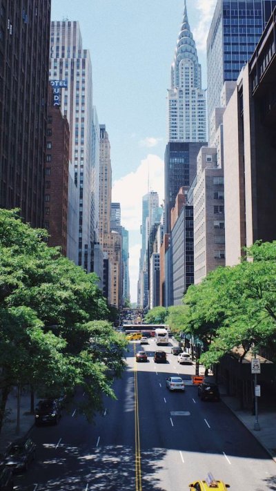 Обои на айфон Манхэттен Нью Йорк