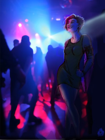 Девушка в клубе
