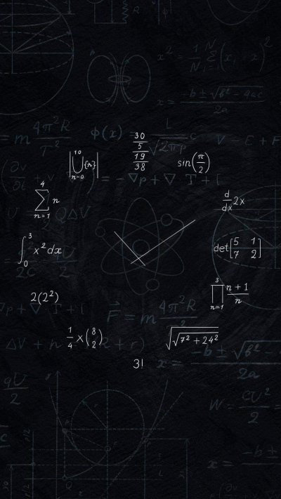 Обои на телефон математика