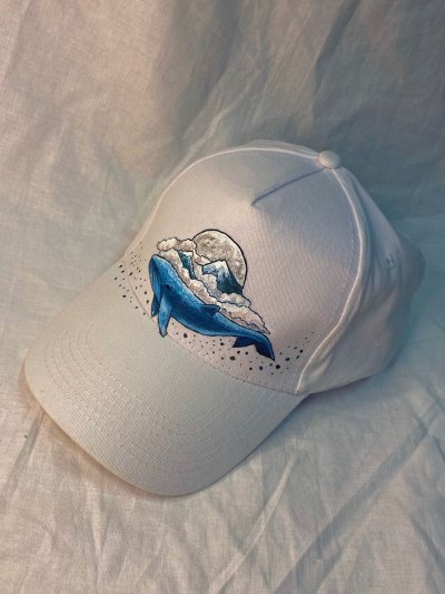 Роспись бейсболок