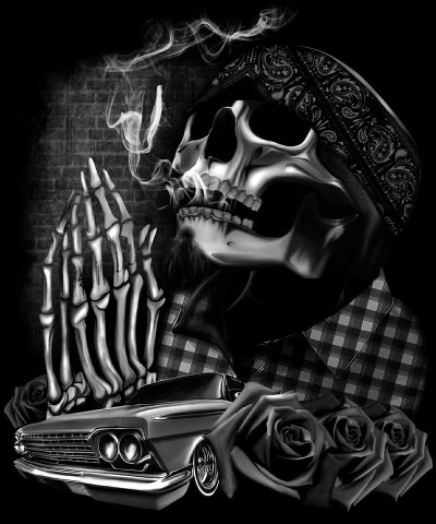 Гангстер скелет Чикано