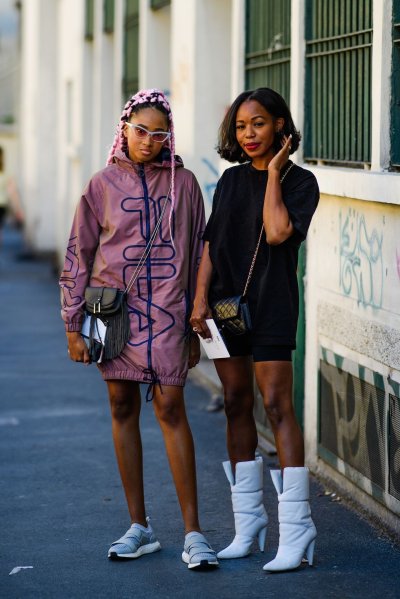 Стрейт стиль одежды