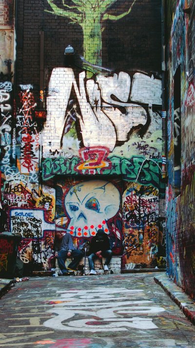 Граффити на улице