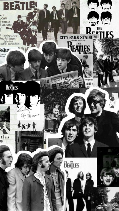 The Beatles collage