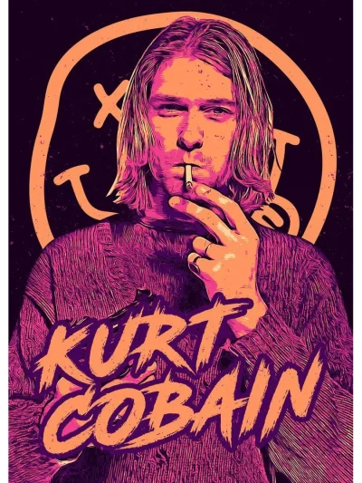 Постер Курт Кобейн