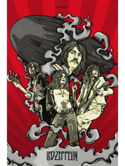 Постеры группы лед Зеппелин
