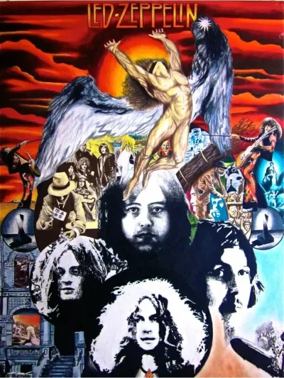 Группа led Zeppelin poster