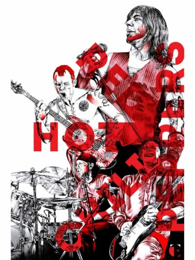 Ред хот Чили Пепперс плакат