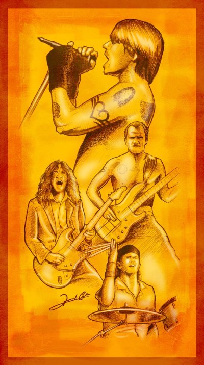 Red hot Chili Peppers poster