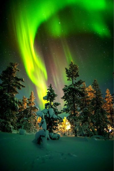 Северное сияние полярное сияние