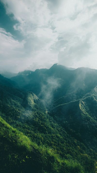 Горы в тумане