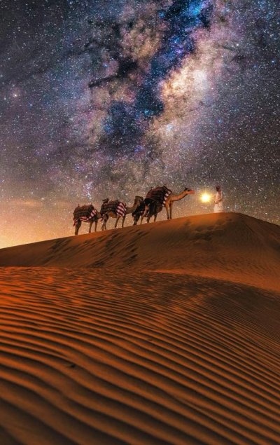 Пустыня ночью