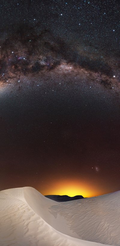 Небо в Австралии ночью