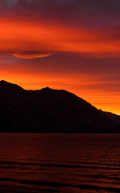 Закат в горах