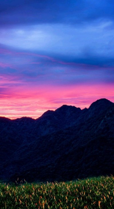 Закат в горах