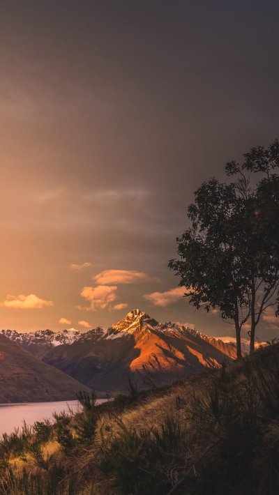 Закат в горах