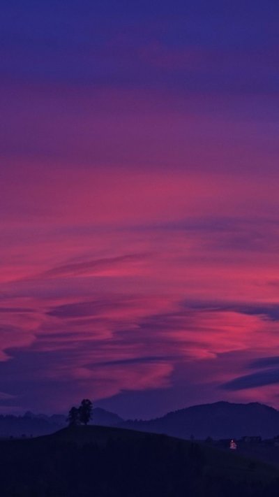 Фиолетовое небо