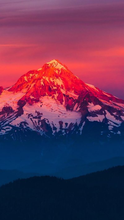 Закат в горах