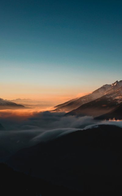 Закат в горах