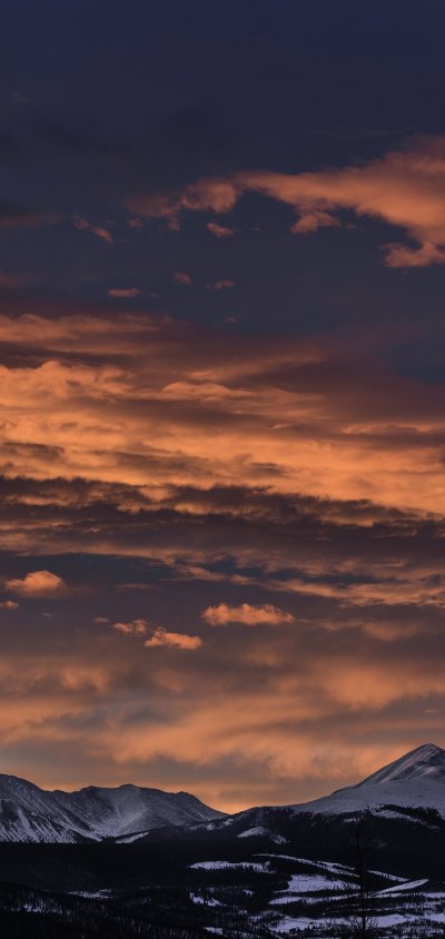 Закат в горах