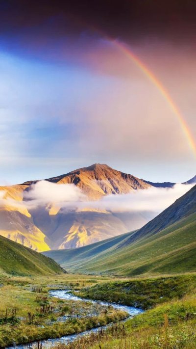 Радуга в горах
