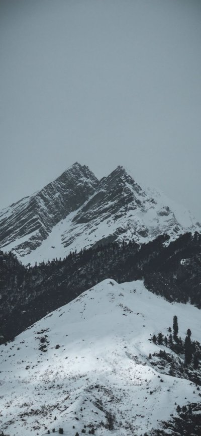 Winter Mountain Peak