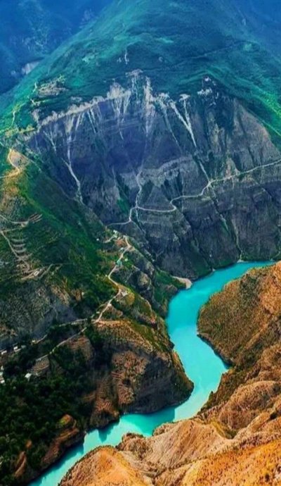 Сулакский каньон в Дагестане