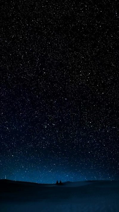 Черное звездное небо фон вертикальное