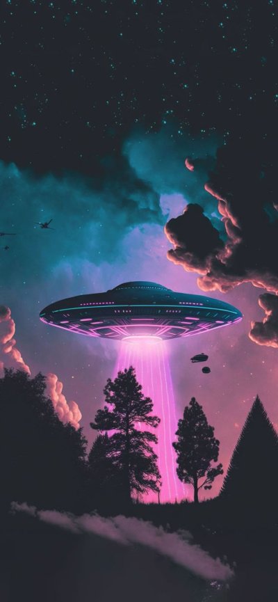 UFO обои на айфон 11