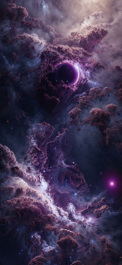 Фиолетовый космос