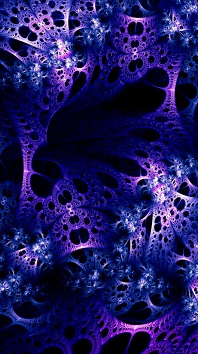 Фиолетовый фрактал